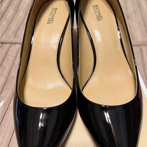Michael Kors Black Patent Leather Heels